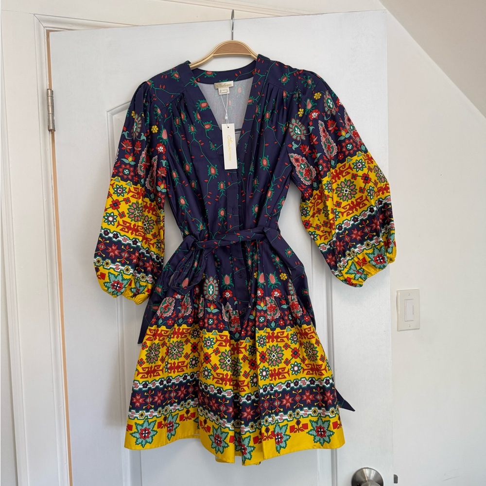 Colorful Patterned Dress - Picture 2 of 4
